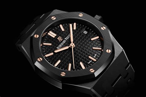 audemars piguet black watch|audemars piguet prices.